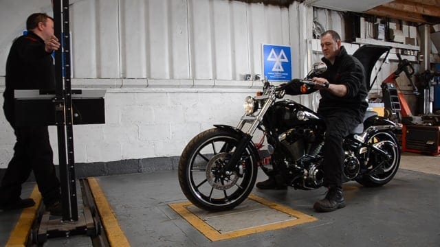 Video thumbnail for a marketing promotion for Grove Garage Motorcycle services, shot and edited by Serious Content, London