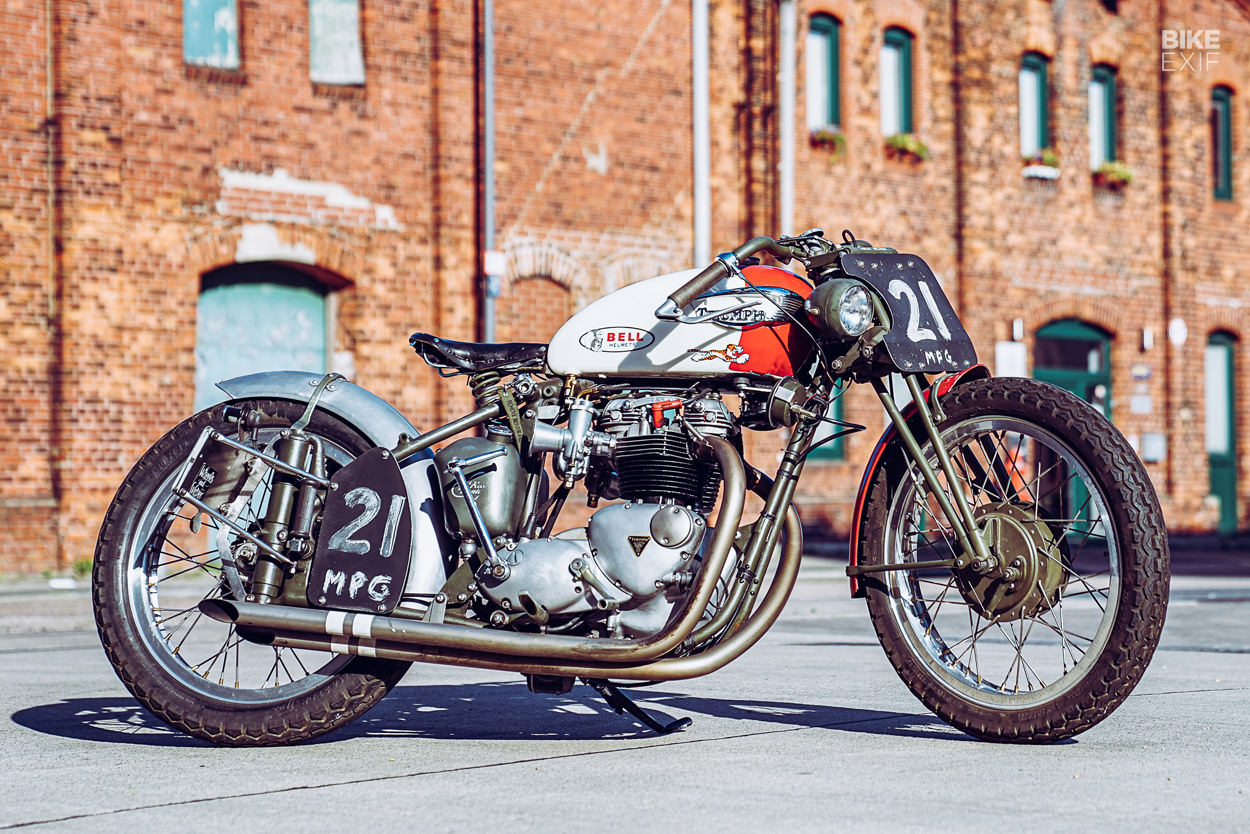 custom tribsa motorcycle to illustrate the power of a good story, image courtesy BIKEEXIF